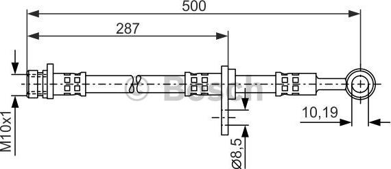 BOSCH 1 987 476 526 - Flessibile del freno autozon.pro