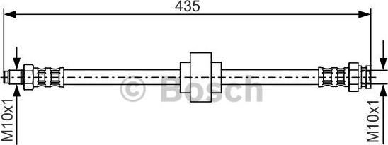 BOSCH 1 987 476 521 - Flessibile del freno autozon.pro