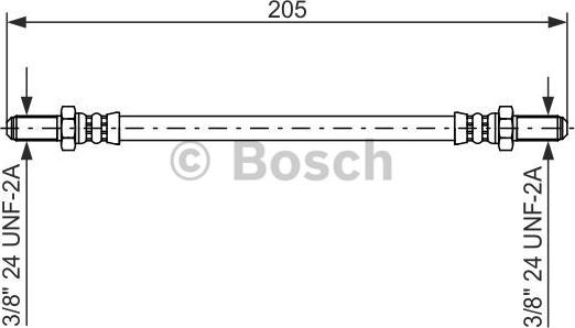 BOSCH 1 987 476 575 - Flessibile del freno autozon.pro