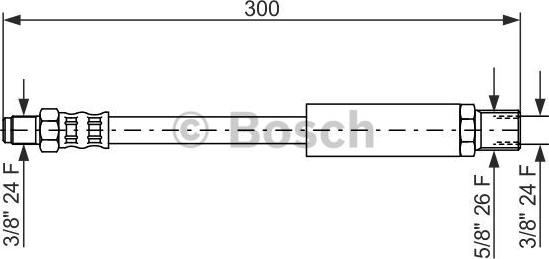 BOSCH 1 987 476 577 - Flessibile del freno autozon.pro