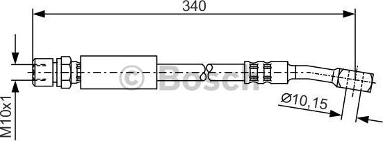 BOSCH 1 987 476 691 - Flessibile del freno autozon.pro