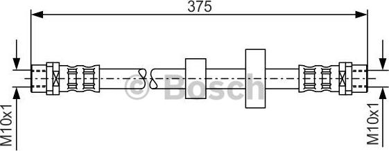 BOSCH 1 987 476 698 - Flessibile del freno autozon.pro