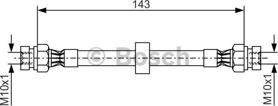 BOSCH 1 987 476 697 - Flessibile del freno autozon.pro