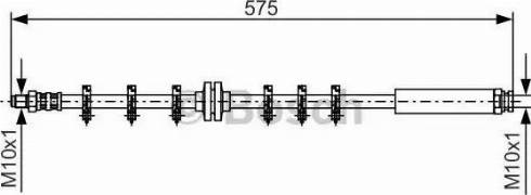 BOSCH 1 987 476 641 - Flessibile del freno autozon.pro