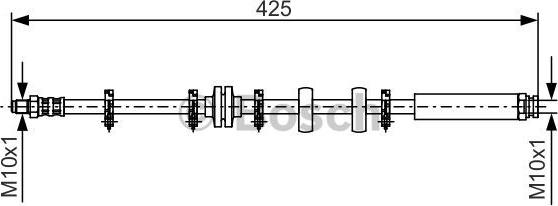 BOSCH 1 987 476 636 - Flessibile del freno autozon.pro