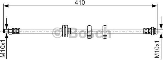 BOSCH 1 987 476 638 - Flessibile del freno autozon.pro