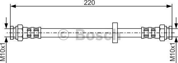 BOSCH 1 987 476 633 - Flessibile del freno autozon.pro