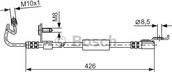 BOSCH 1 987 476 624 - Flessibile del freno autozon.pro