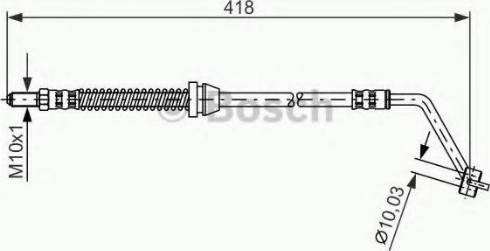 BOSCH 1 987 476 620 - Flessibile del freno autozon.pro