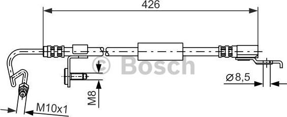 BOSCH 1 987 476 623 - Flessibile del freno autozon.pro