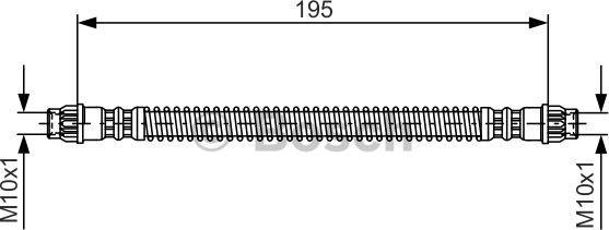 BOSCH 1 987 476 674 - Flessibile del freno autozon.pro