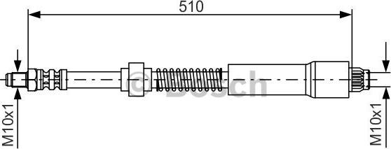 BOSCH 1 987 476 675 - Flessibile del freno autozon.pro