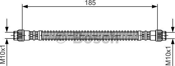 BOSCH 1 987 476 670 - Flessibile del freno autozon.pro