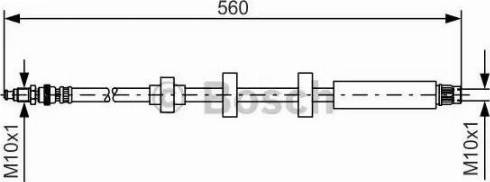 BOSCH 1 987 476 673 - Flessibile del freno autozon.pro