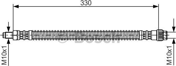 BOSCH 1 987 476 672 - Flessibile del freno autozon.pro