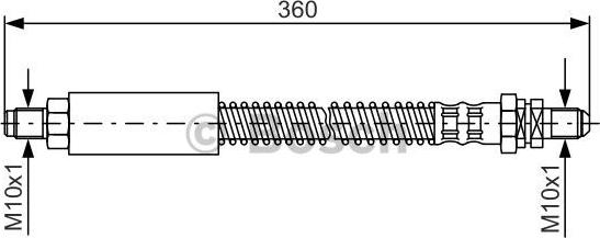 BOSCH 1 987 476 094 - Flessibile del freno autozon.pro