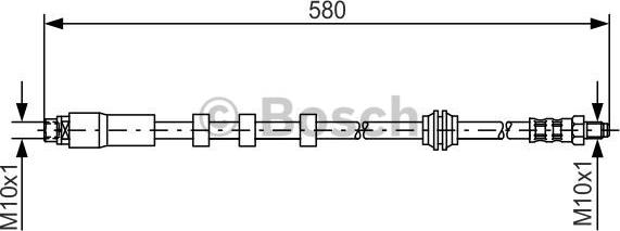 BOSCH 1 987 476 093 - Flessibile del freno autozon.pro