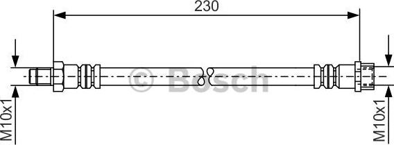 BOSCH 1 987 476 083 - Flessibile del freno autozon.pro