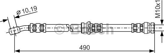 BOSCH 1 987 476 076 - Flessibile del freno autozon.pro