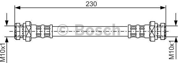 BOSCH 1 987 476 195 - Flessibile del freno autozon.pro