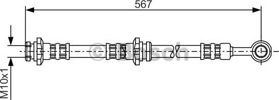 BOSCH 1 987 476 196 - Flessibile del freno autozon.pro