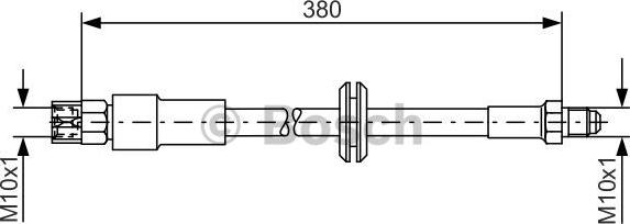 BOSCH 1 987 476 140 - Flessibile del freno autozon.pro