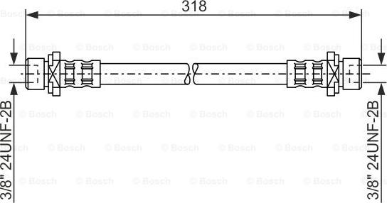 BOSCH 1 987 476 165 - Flessibile del freno autozon.pro