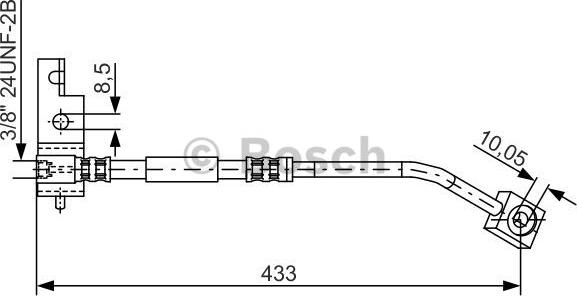 BOSCH 1 987 476 103 - Flessibile del freno autozon.pro