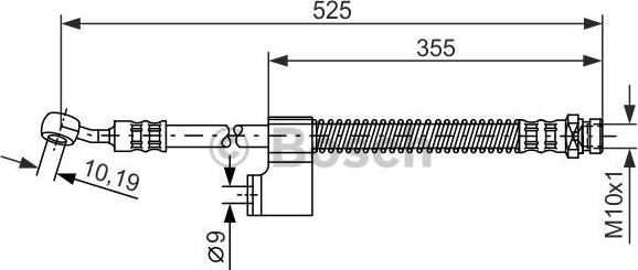 BOSCH 1 987 476 189 - Flessibile del freno autozon.pro