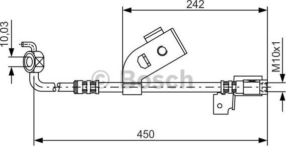 BOSCH 1 987 476 184 - Flessibile del freno autozon.pro