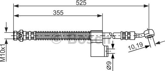 BOSCH 1 987 476 188 - Flessibile del freno autozon.pro