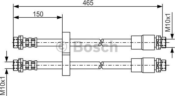 BOSCH 1 987 476 125 - Flessibile del freno autozon.pro