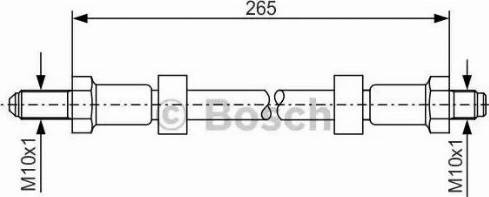 BOSCH 1 987 476 123 - Flessibile del freno autozon.pro