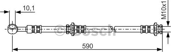 BOSCH 1 987 476 122 - Flessibile del freno autozon.pro