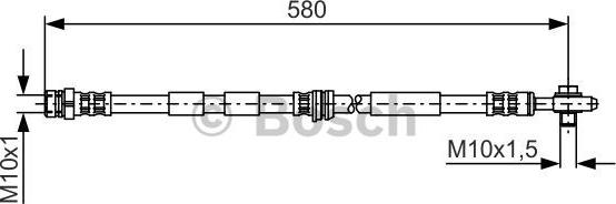 BOSCH 1 987 476 849 - Flessibile del freno autozon.pro