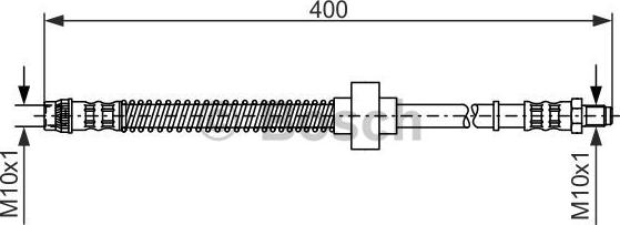 BOSCH 1 987 476 844 - Flessibile del freno autozon.pro