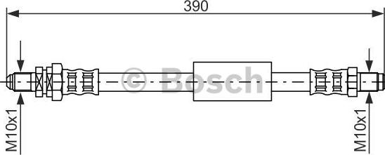 BOSCH 1 987 476 840 - Flessibile del freno autozon.pro