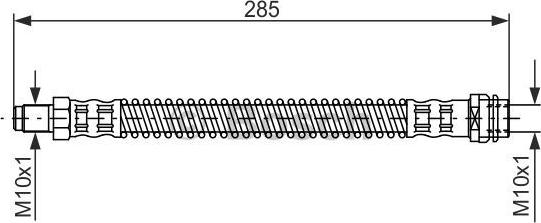 BOSCH 1 987 476 841 - Flessibile del freno autozon.pro