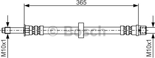 BOSCH 1 987 476 851 - Flessibile del freno autozon.pro