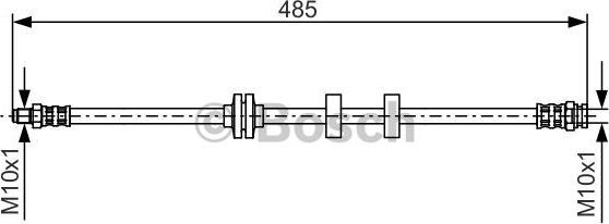 BOSCH 1 987 476 860 - Flessibile del freno autozon.pro