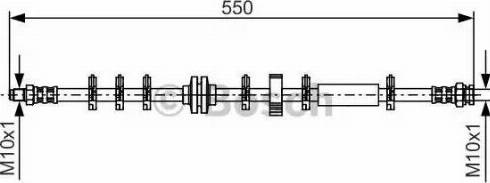 BOSCH 1 987 476 862 - Flessibile del freno autozon.pro