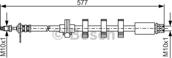 BOSCH 1 987 476 809 - Flessibile del freno autozon.pro