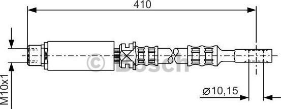 BOSCH 1 987 476 805 - Flessibile del freno autozon.pro