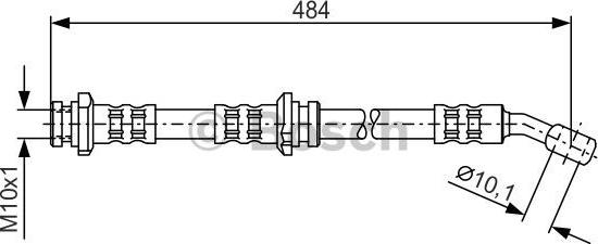 BOSCH 1 987 476 801 - Flessibile del freno autozon.pro