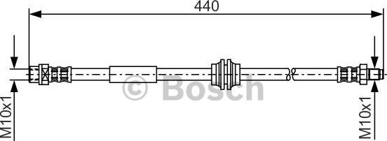 BOSCH 1 987 476 808 - Flessibile del freno autozon.pro