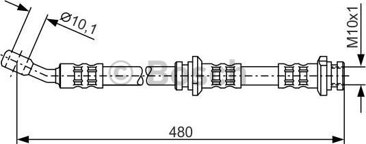 BOSCH 1 987 476 802 - Flessibile del freno autozon.pro