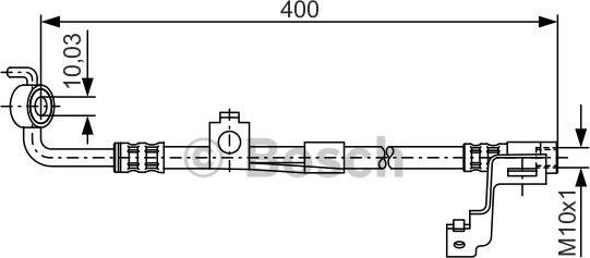 BOSCH 1 987 476 815 - Flessibile del freno autozon.pro