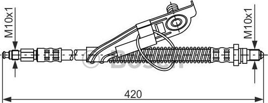 BOSCH 1 987 476 816 - Flessibile del freno autozon.pro