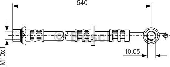 BOSCH 1 987 476 834 - Flessibile del freno autozon.pro