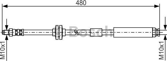 BOSCH 1 987 476 824 - Flessibile del freno autozon.pro